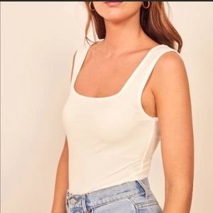 NWT Reformation Emily Cropped Tank L